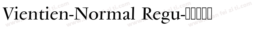 Vientien-Normal Regu字体转换